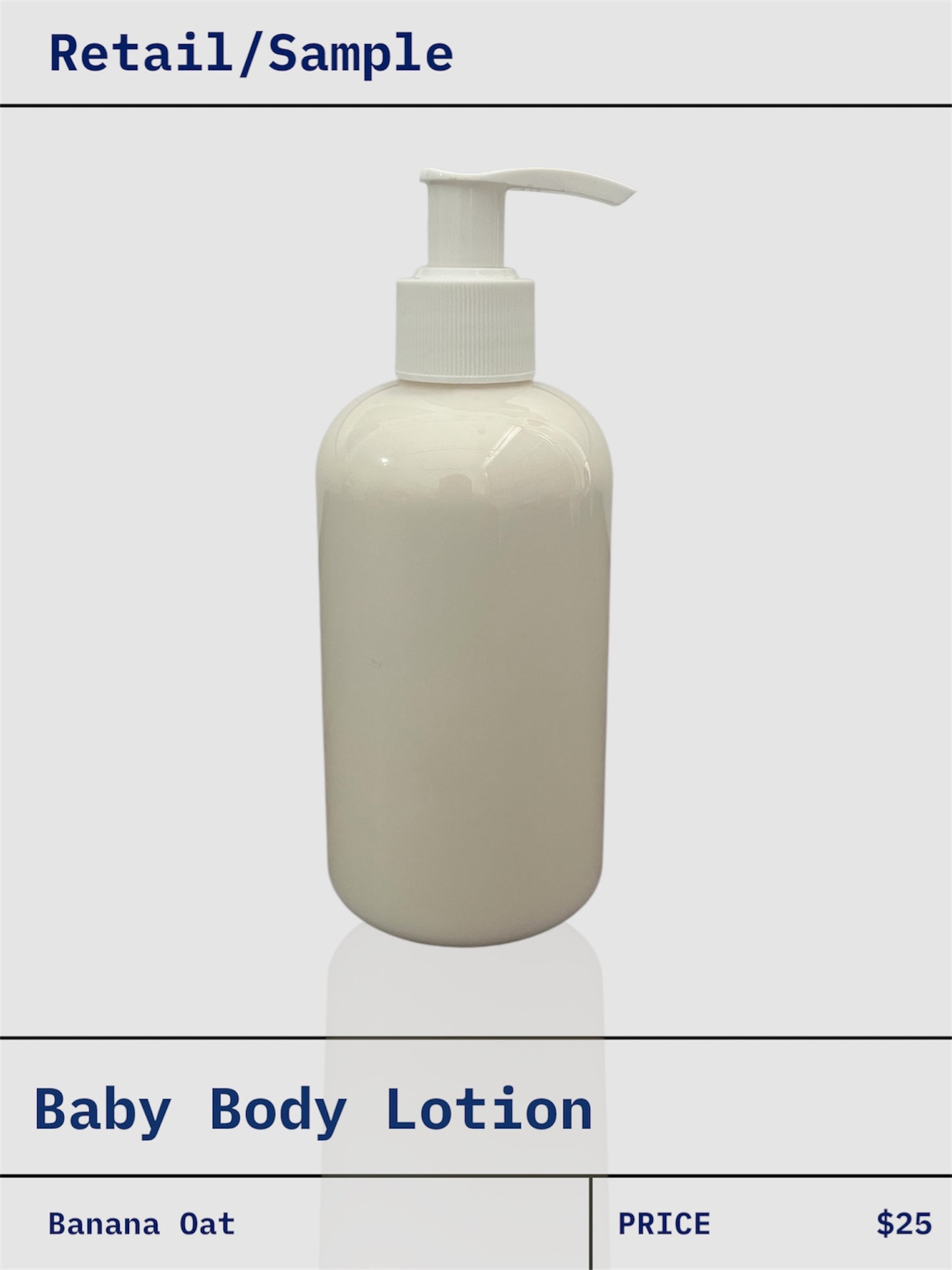 Banana Oat Baby Body Lotion
